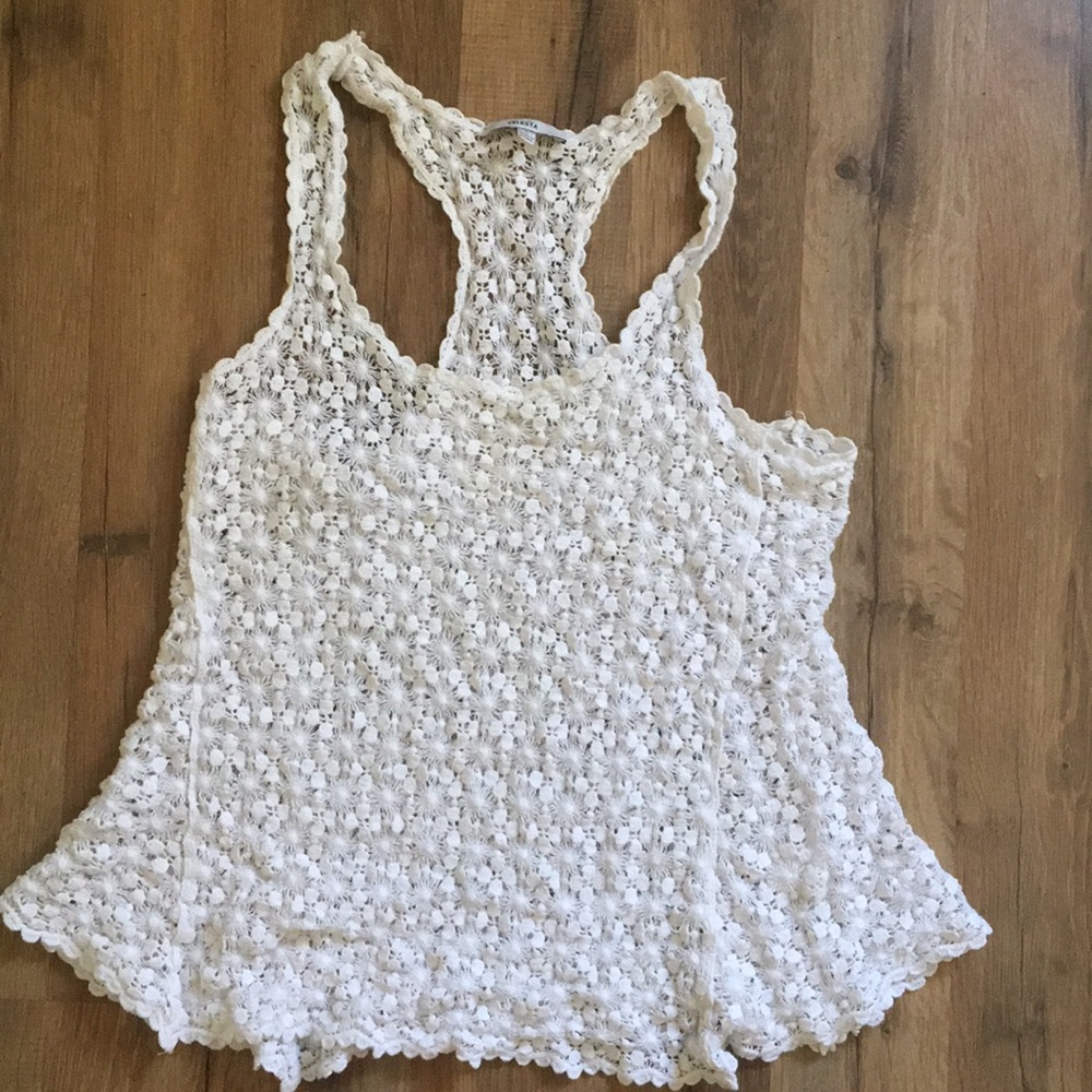 White tank top